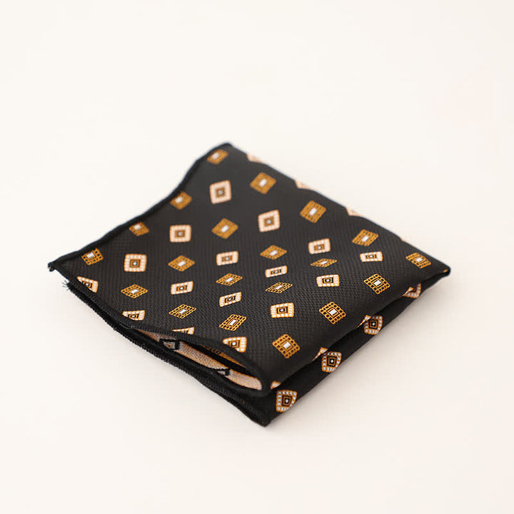 Fazzoletto da taschino a righe a pois da uomo - Stile n. 6 - image 9