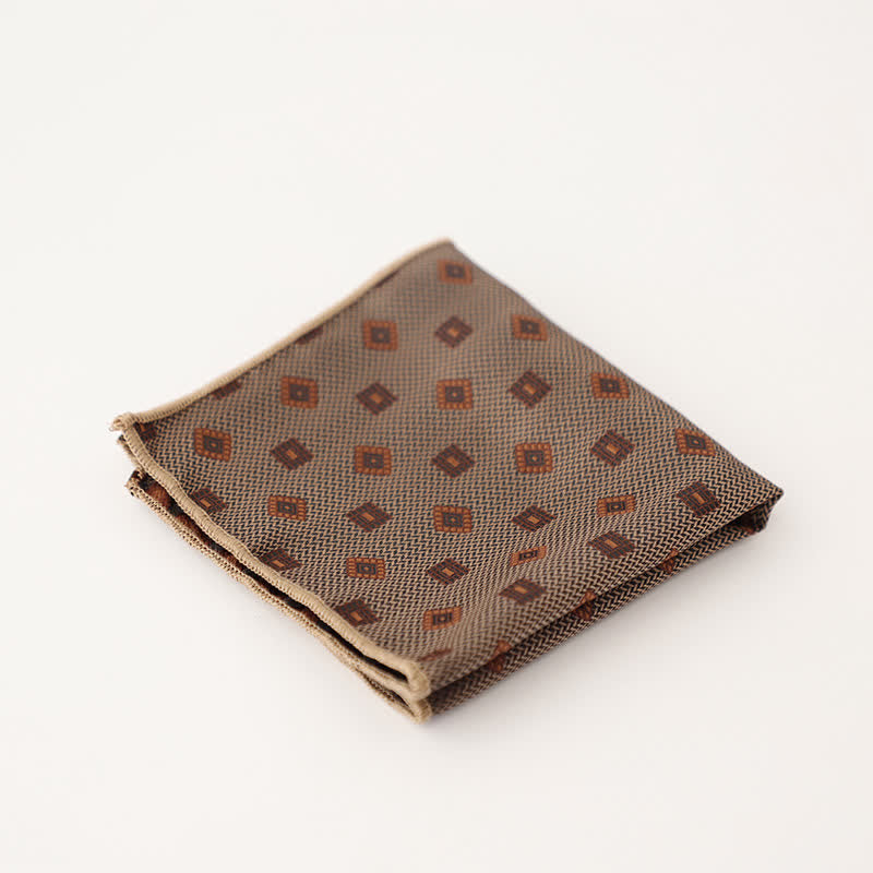 Fazzoletto da taschino a righe a pois da uomo - Stile n. 8 - image 11