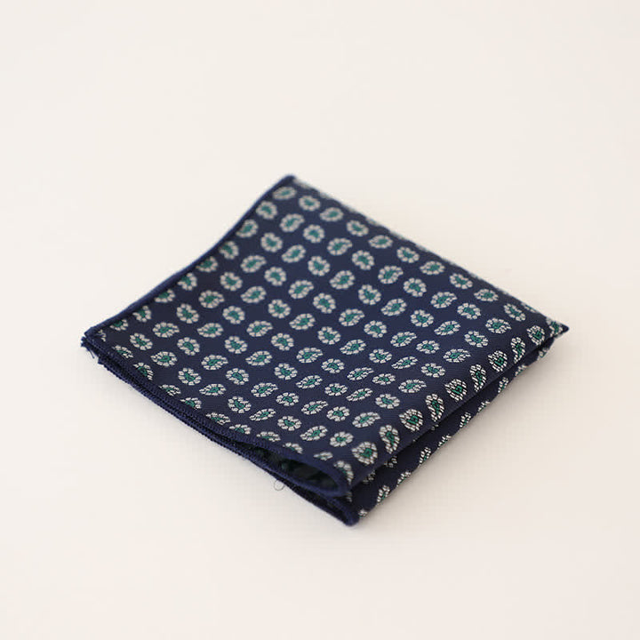 Fazzoletto da taschino a righe a pois da uomo - Stile #23 - image 26
