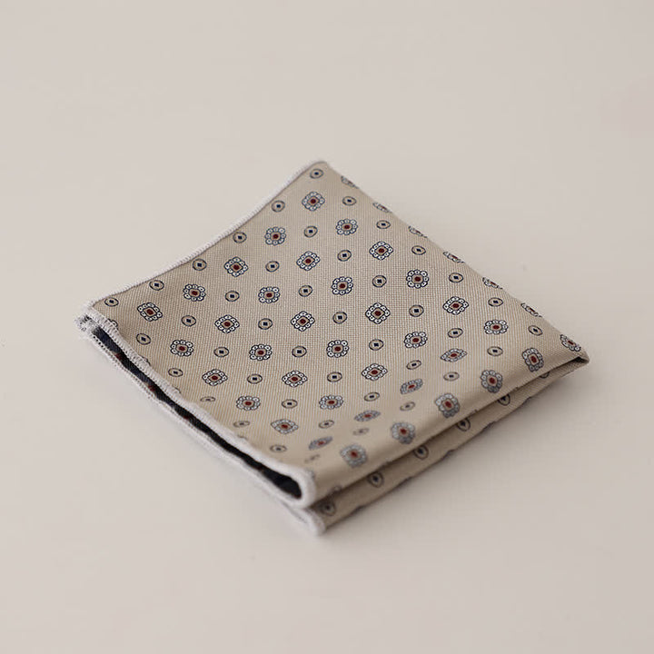 Fazzoletto da taschino a righe a pois da uomo - Stile #24 - image 27