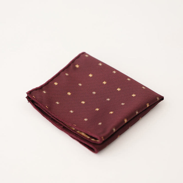 Fazzoletto da taschino a righe a pois da uomo - Stile #29 - image 32
