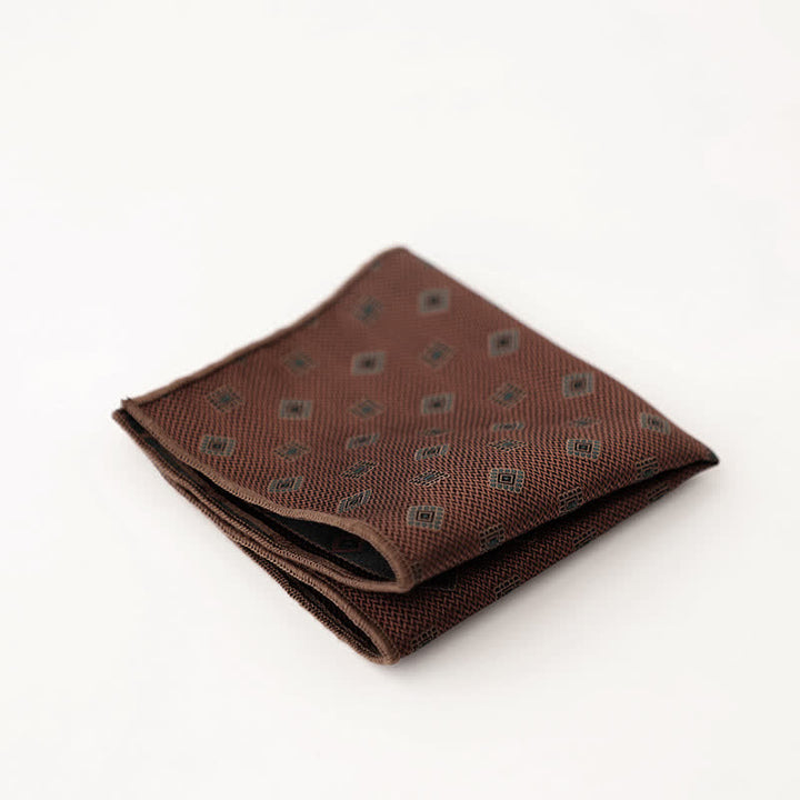 Fazzoletto da taschino a righe a pois da uomo - Stile n. 7 - image 10