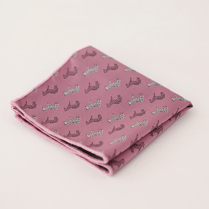 Fazzoletto da taschino a righe a pois da uomo - Stile #17 - image 20