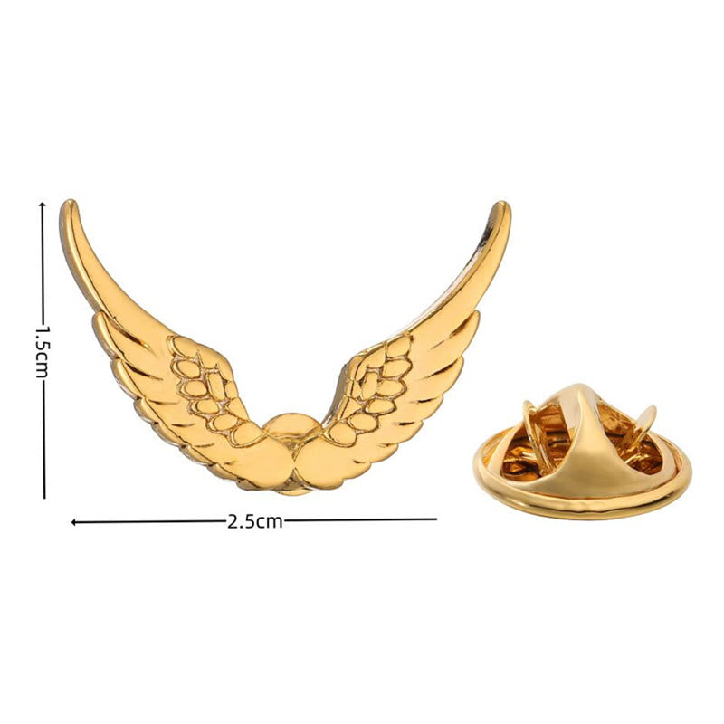 Spilla Ali Retro Oro Argento Camicia Accessori - image 11