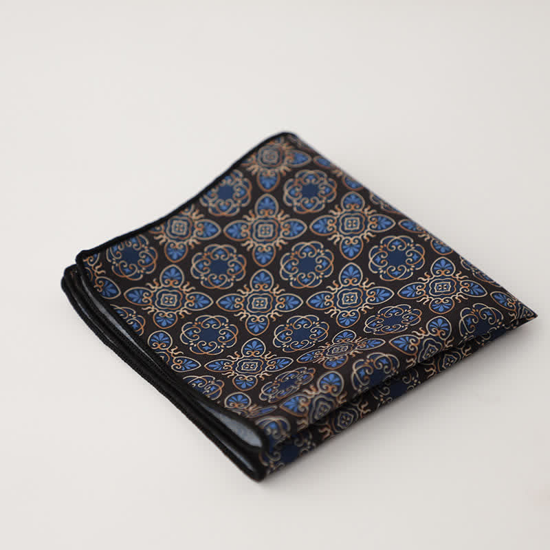 Fazzoletto da taschino con motivo geometrico astratto Fnacy da uomo - Stile n. 12 - image 15