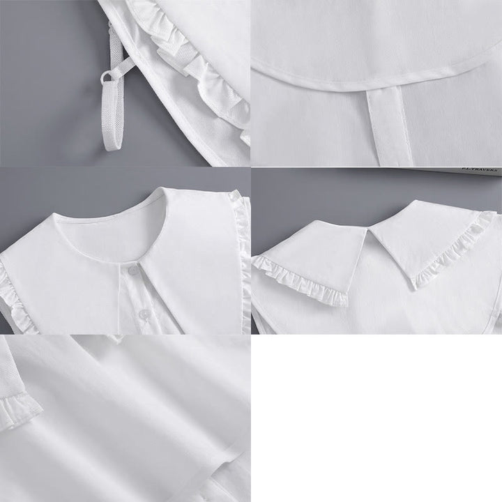 Camicia mezza staccabile con colletto falso e ampio risvolto - image 10