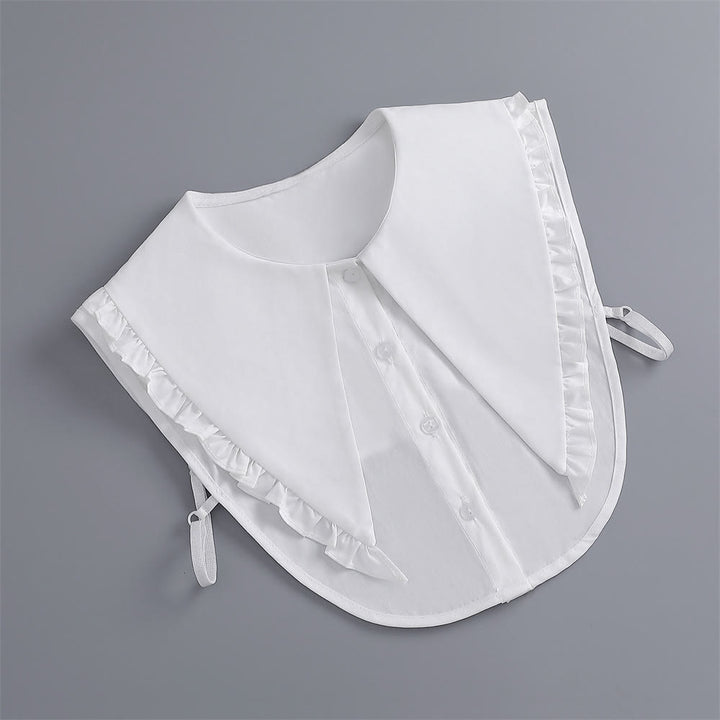 Camicia mezza staccabile con colletto falso e ampio risvolto - image 8