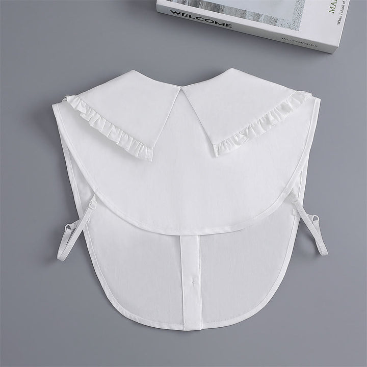 Camicia mezza staccabile con colletto falso e ampio risvolto - image 9