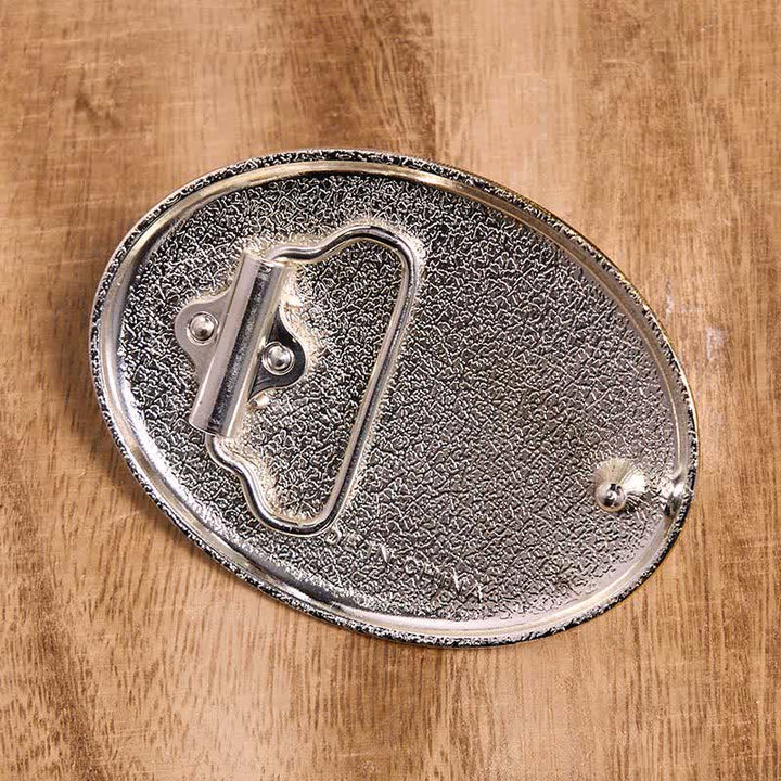 Cintura in pelle con fibbia per equitazione fai da te in oro e argento, stile cowgirl - image 2