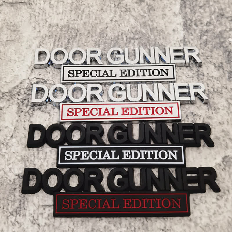 Adesivo in metallo per auto DOOR GUNNER SPECIAL EDITION - image 0