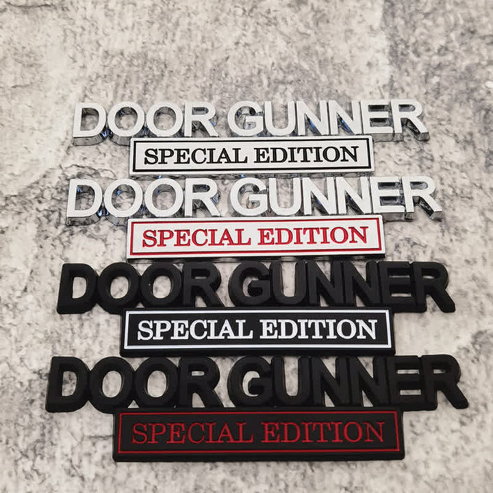 Adesivo in metallo per auto DOOR GUNNER SPECIAL EDITION - image 0