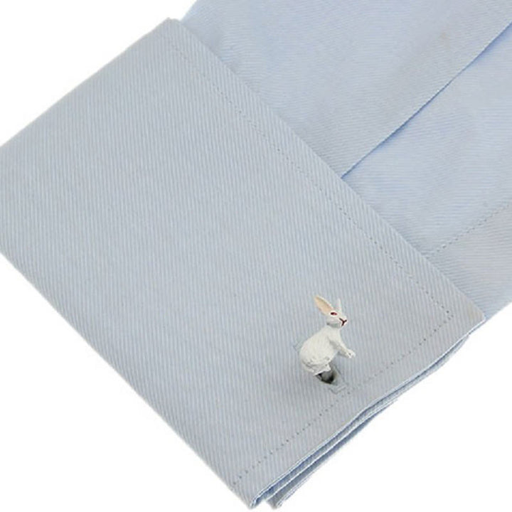 Set di gemelli con copribottoni a forma di coniglietto da uomo, 1 paio - image 4
