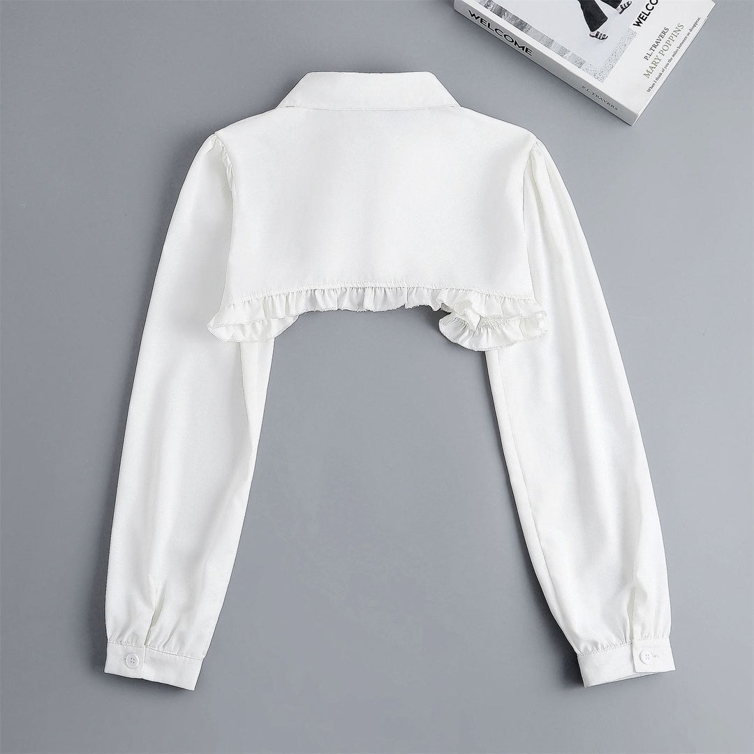 Mantella corta per protezione solare, mezza camicia staccabile - image 9