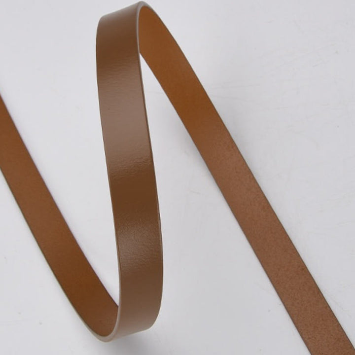 Cintura decorativa in pelle con nodo classico in tinta unita - image 10