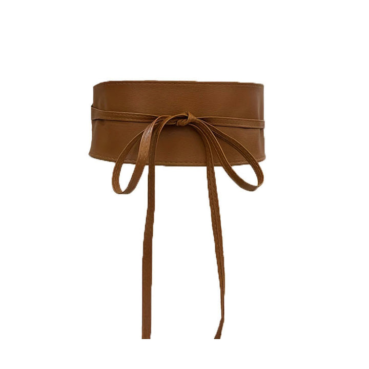 Cintura larga per donna Cintura corsetto in pelle - image 6