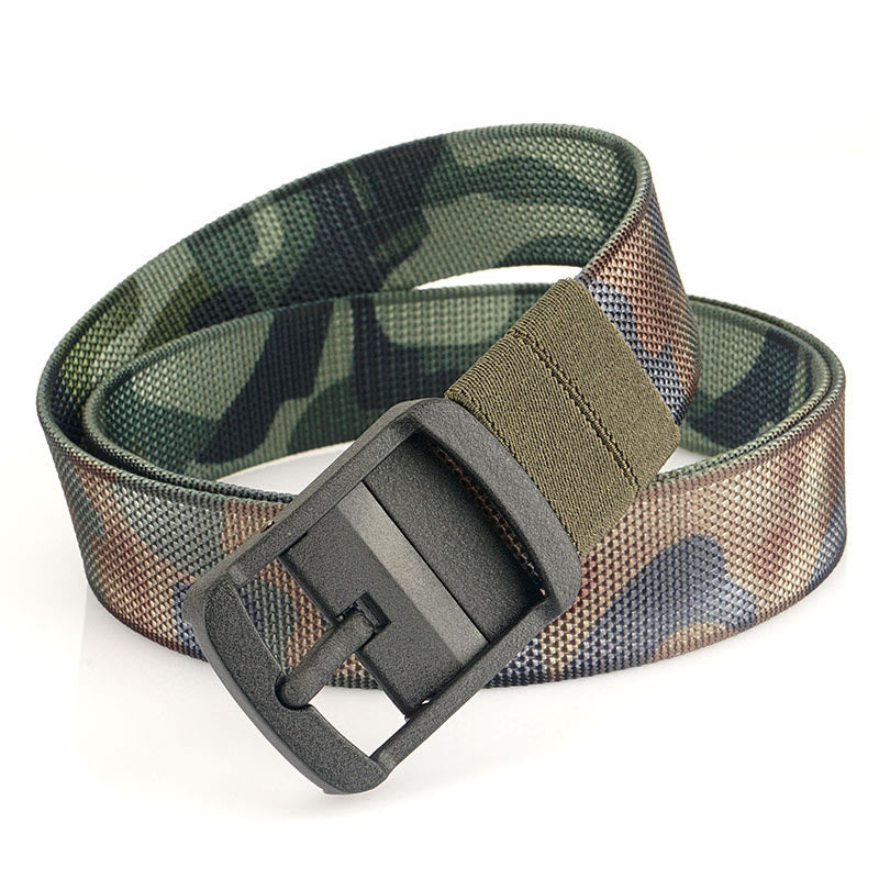 Cintura militare reversibile con fibbia in lega girevole da uomo - Doppio colore mimetico - 42 - image 0