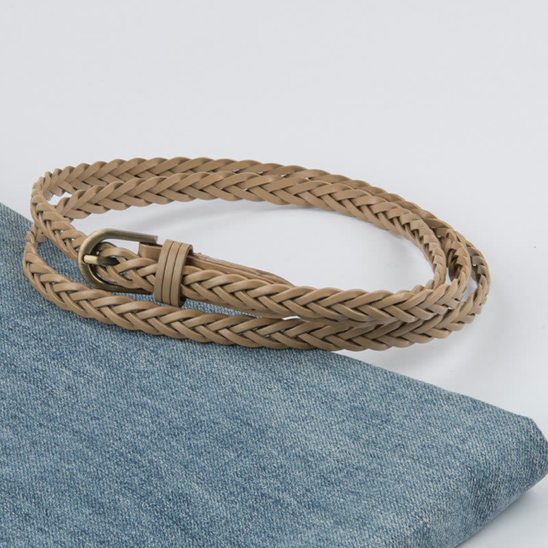 Cintura intrecciata vintage Cintura senza fori - image 4
