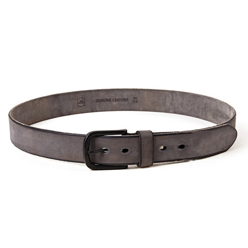 Cintura da uomo in pelle lucida opaca in stile minimalista - image 17