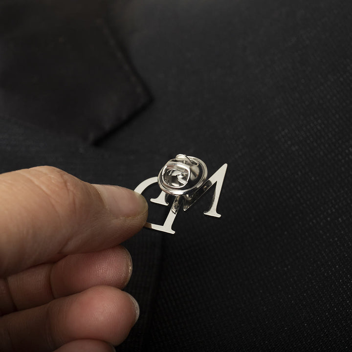 Spilla con lettere iniziali personalizzate Accessori in acciaio inossidabile - image 4