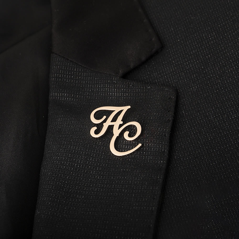 Spilla con lettere iniziali personalizzate Accessori in acciaio inossidabile - image 8