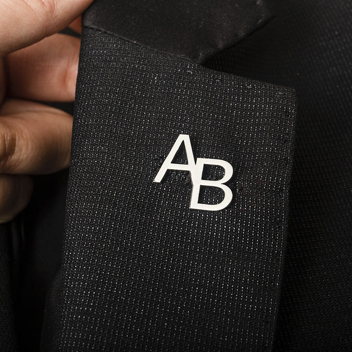 Spilla con lettere iniziali personalizzate Accessori in acciaio inossidabile - image 9