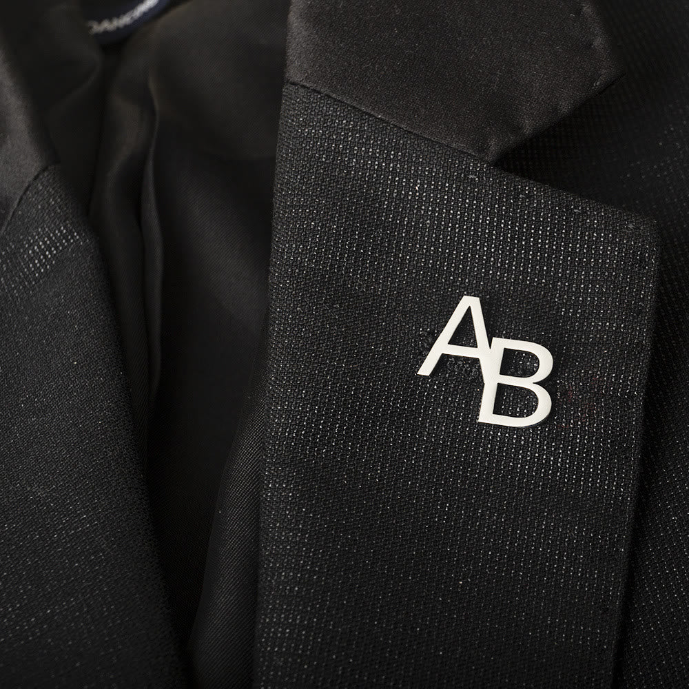 Spilla con lettere iniziali personalizzate Accessori in acciaio inossidabile - image 10