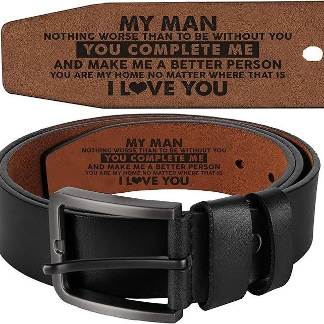 Cintura in pelle personalizzata con nomi incisi, regalo caldo - image 11