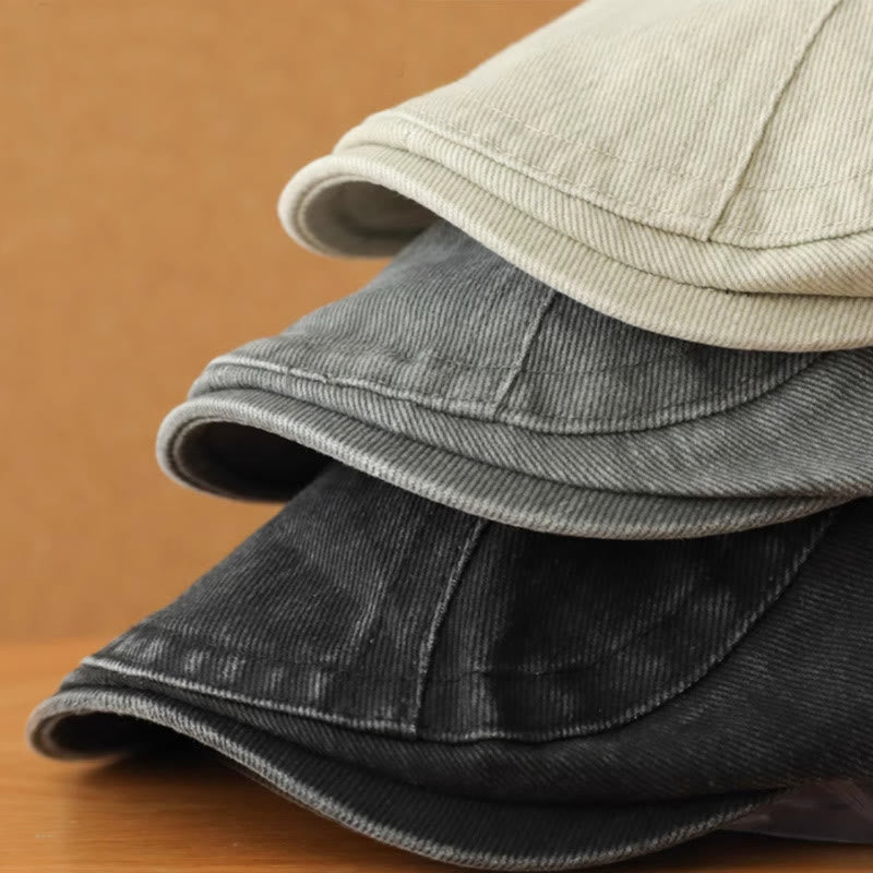 Berretto piatto da baseball in denim alla moda - image 6