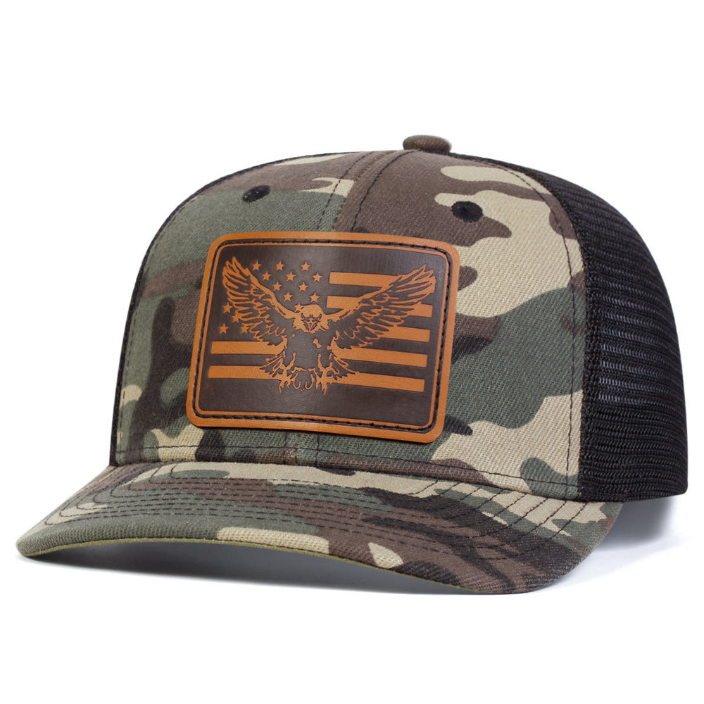 Cappello da camionista regolabile con bandiera Flying Eagle - image 1