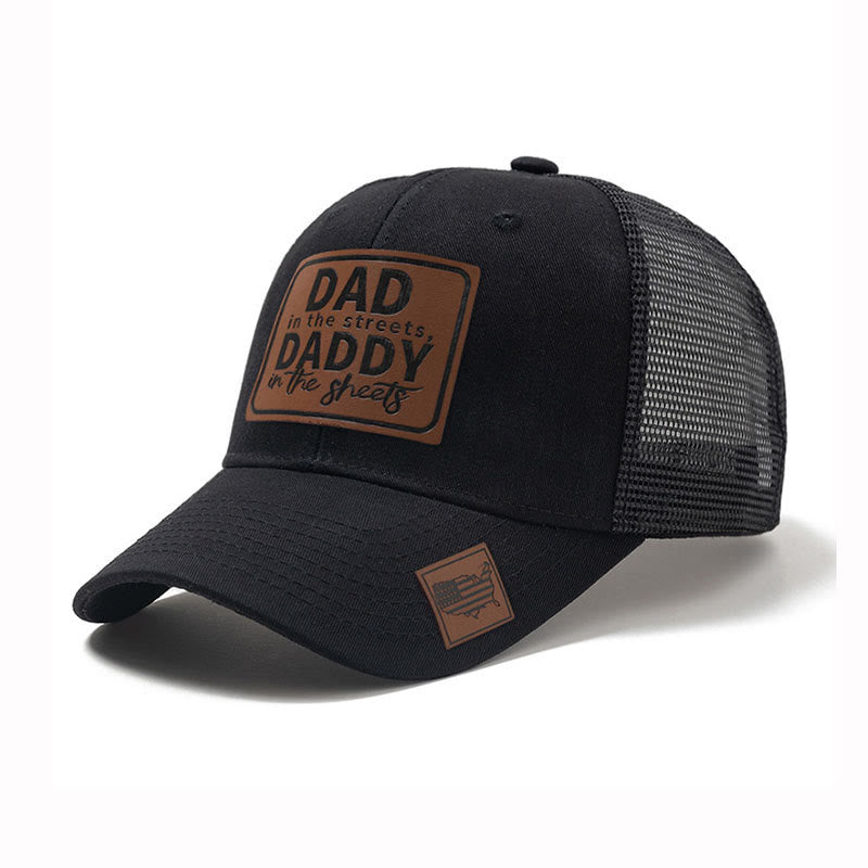 Cappello da camionista regolabile Dad In The Street - Nero - Regolabile (circa 22 7/8"-24 1/2") - image 0