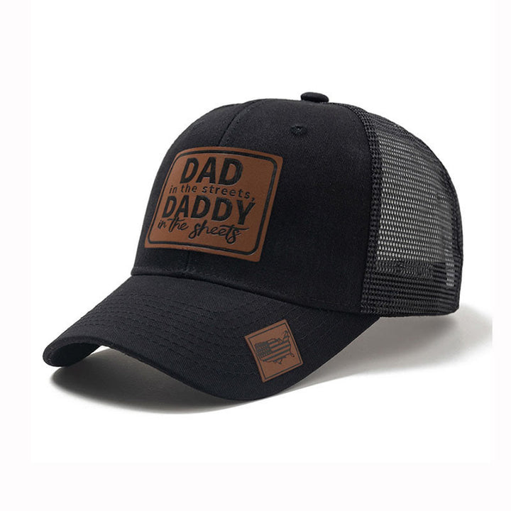 Cappello da camionista regolabile Dad In The Street - Nero - Regolabile (circa 22 7/8"-24 1/2") - image 0