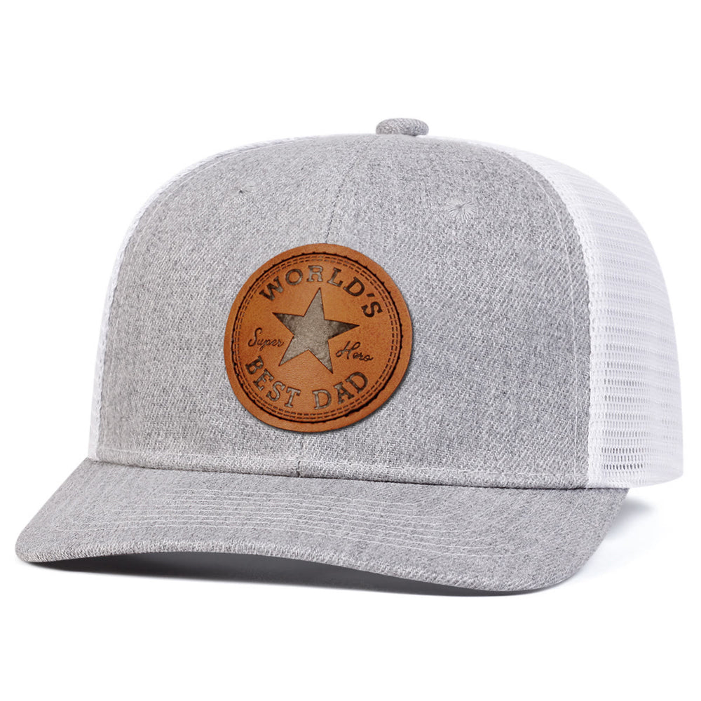 Cappello da camionista regolabile da uomo World's Best Dad - image 1