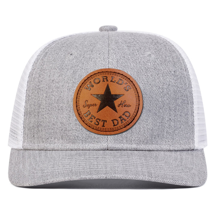Cappello da camionista regolabile da uomo World's Best Dad - image 2