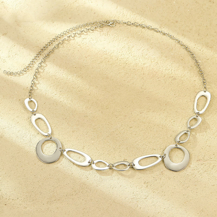 Cintura con catena ad anello in argento da donna, in metallo - image 5
