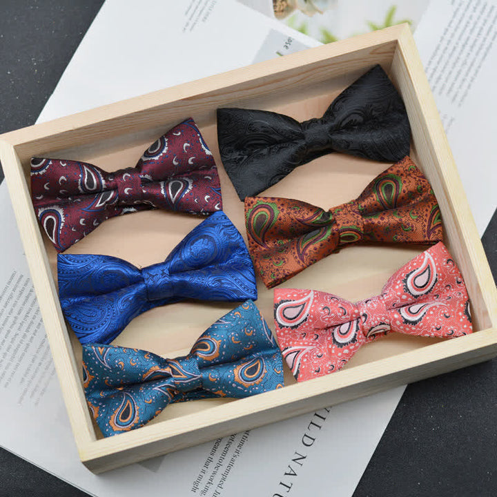 Papillon elegante da uomo con motivo Paisley Vintage Art - image 3