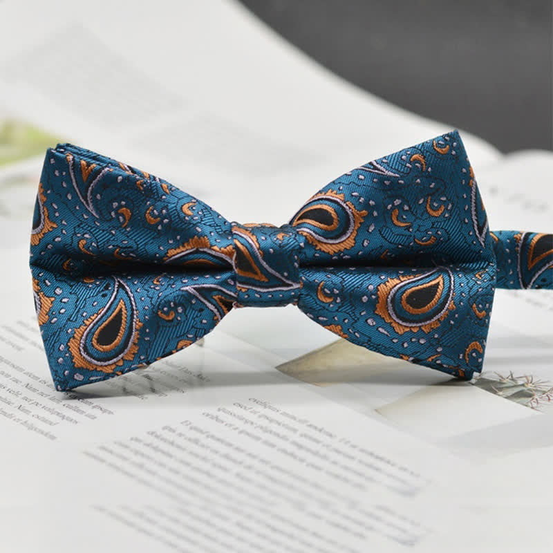 Papillon elegante da uomo con motivo Paisley Vintage Art - Stile n. 5 - image 8