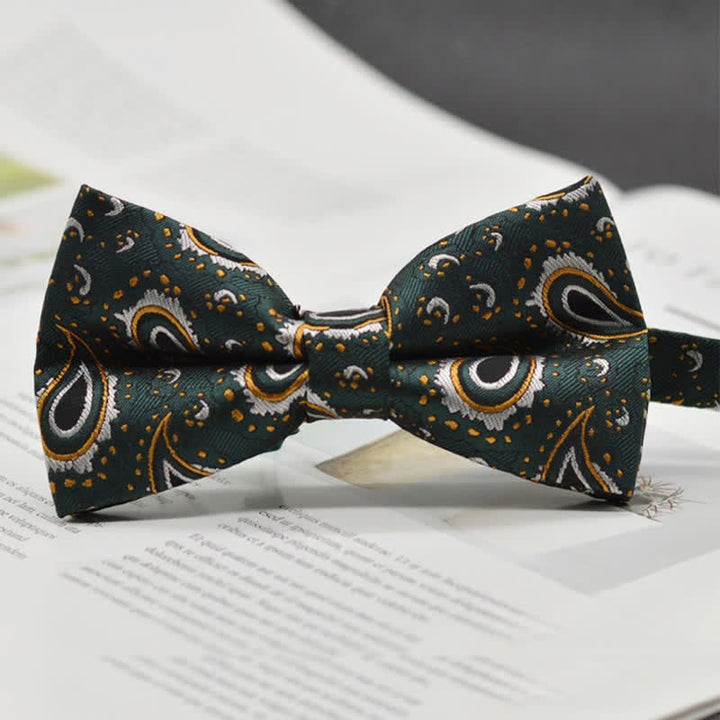 Papillon elegante da uomo con motivo Paisley Vintage Art - Stile n. 4 - image 7
