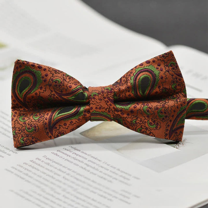 Papillon elegante da uomo con motivo Paisley Vintage Art - Stile n. 6 - image 9