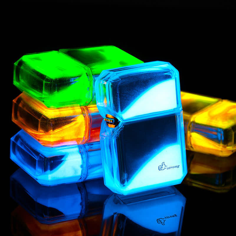 Accendino a butano ricaricabile Quicksand di colore fluorescente fresco - image 0