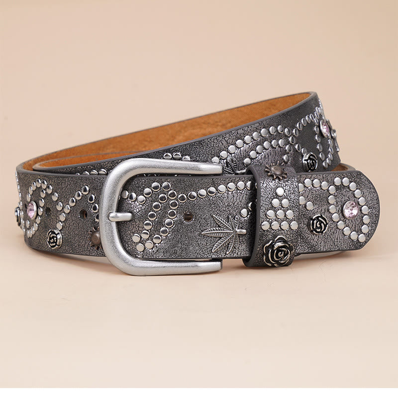 Cintura con fibbia ad ardiglione da donna in stile western da cowgirl - image 3