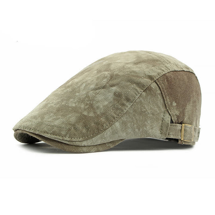 Cappello da giornalaio in cotone tinto in capo in stile vintage - Verde - Regolabile (21 5/8"-23 1/4") - image 15