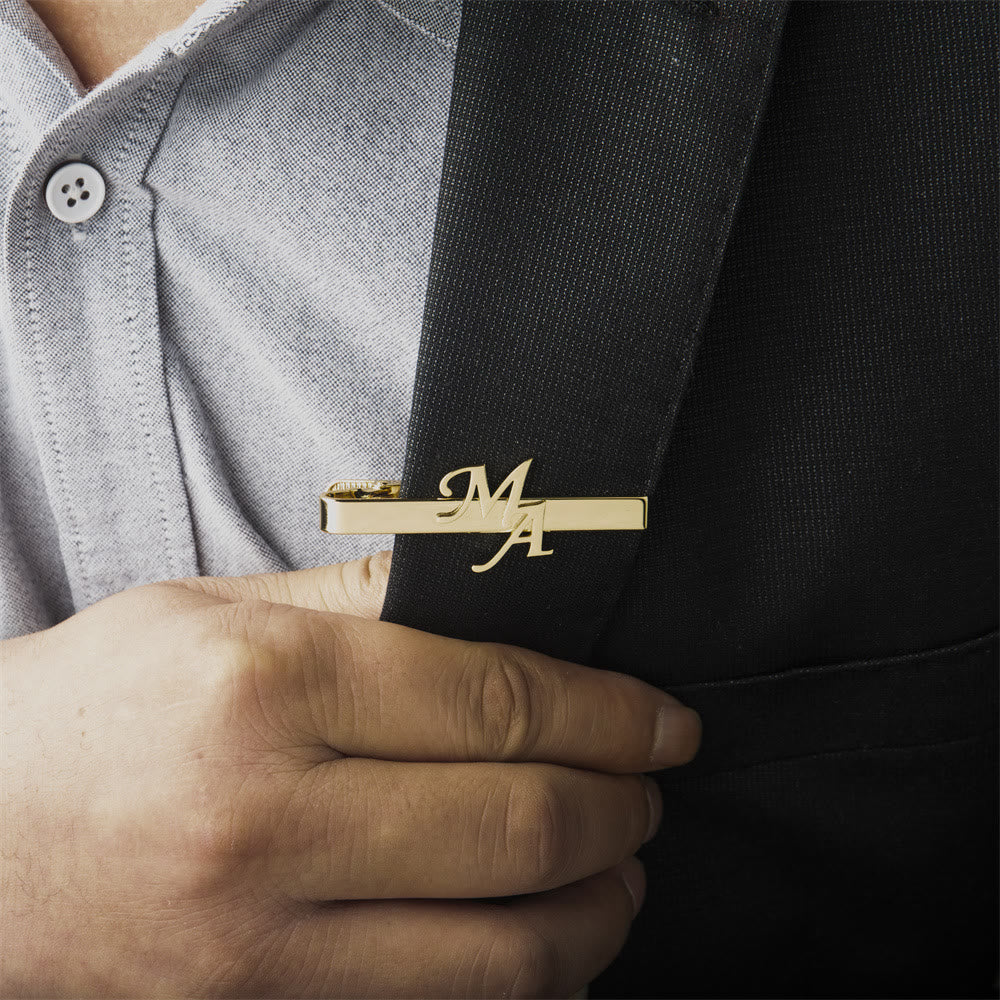 Personalizza la tua lettera iniziale per cravatte da matrimonio - Oro - image 0