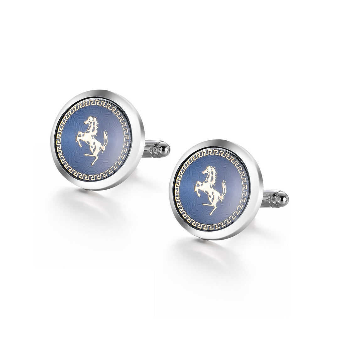 Set di gemelli con fermacravatta a forma di cavallo in corsa per abito da sposa - Gemelli - image 8
