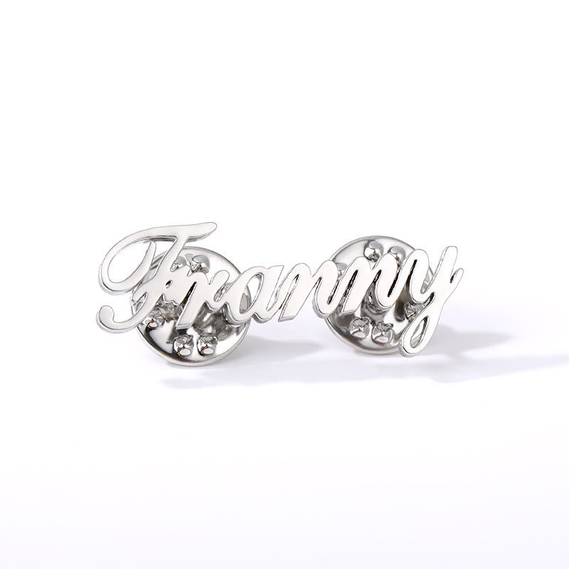 Spilla personalizzata con il tuo nome in acciaio inossidabile, accessori per abiti - image 10