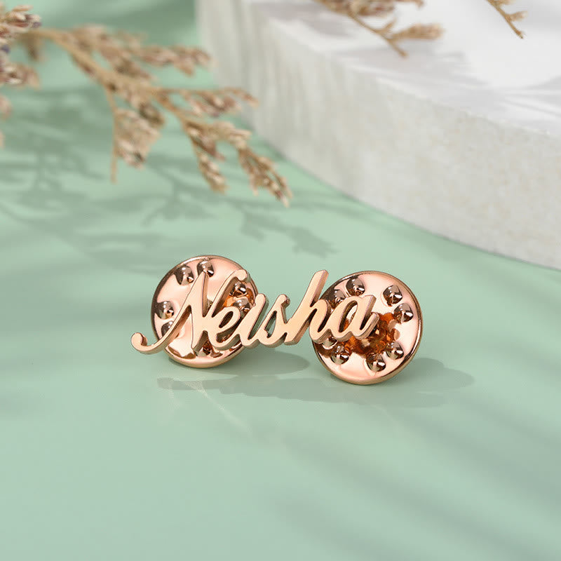 Spilla personalizzata con il tuo nome in acciaio inossidabile, accessori per abiti - image 5
