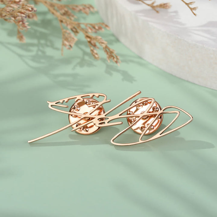 Spilla personalizzata con il tuo nome in acciaio inossidabile, accessori per abiti - Oro - image 4