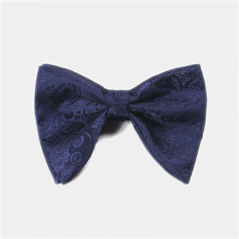 Papillon da smoking a punta oversize Paisley da uomo - Marina Militare - image 11