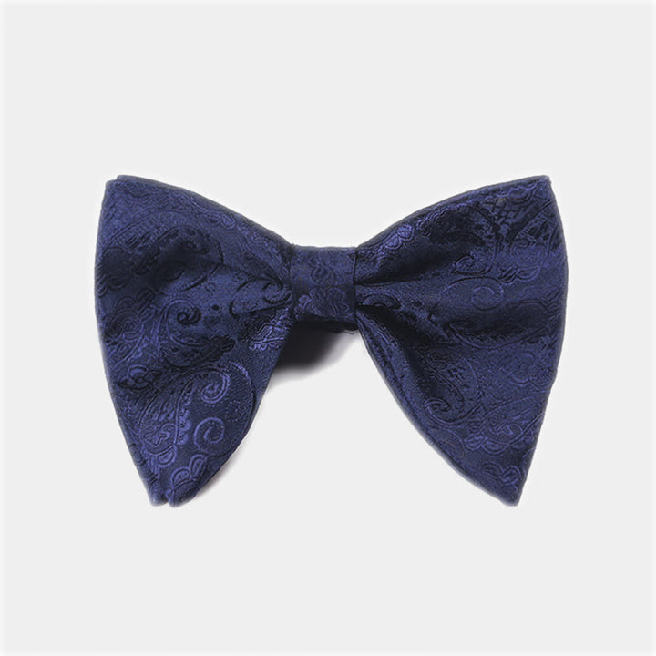 Papillon da smoking a punta oversize Paisley da uomo - Marina Militare - image 11