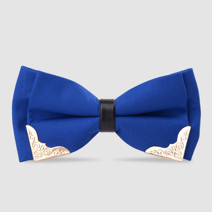 Papillon classico da uomo in metallo dorato - Reale - image 7