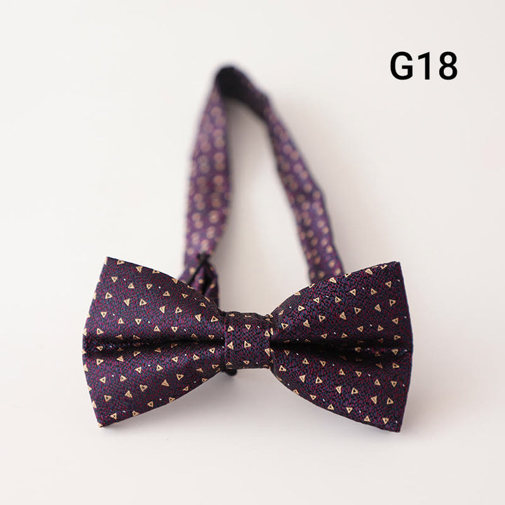 Papillon pre-annodato con cinturino regolabile e stampa floreale retrò - Stile n. 18 - image 19